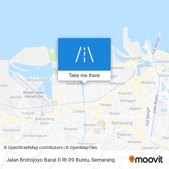 Jalan Brotojoyo Barat II Rt 09 Buntu map