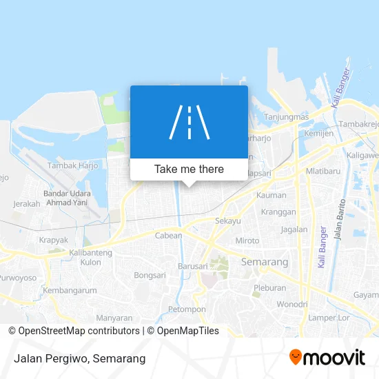 Jalan Pergiwo map