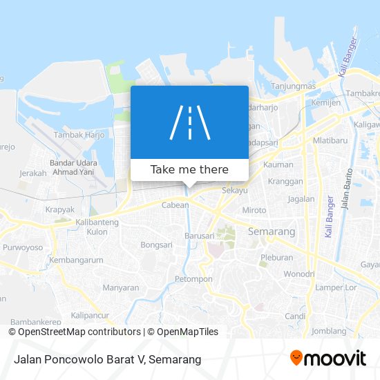 Jalan Poncowolo Barat V map