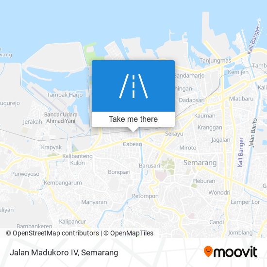 Jalan Madukoro IV map