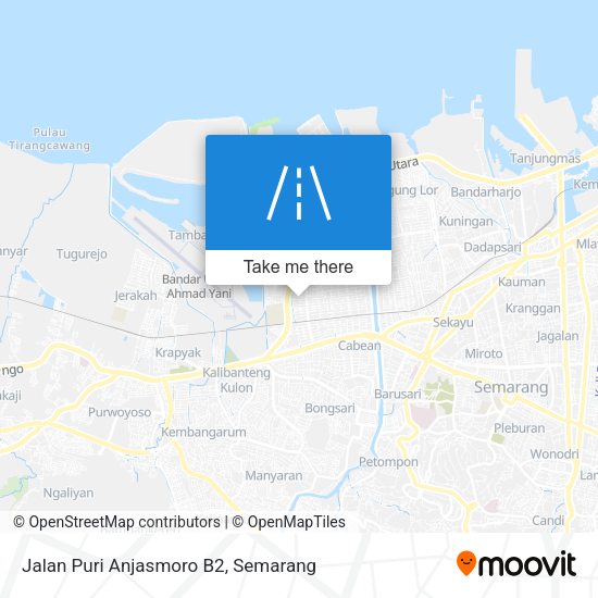 Jalan Puri Anjasmoro B2 map