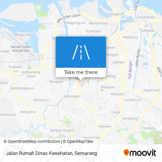 Jalan Rumah Dinas Kesehatan map