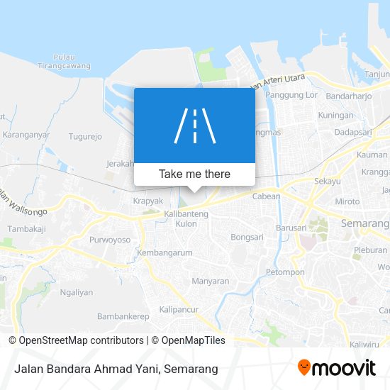 Jalan Bandara Ahmad Yani map