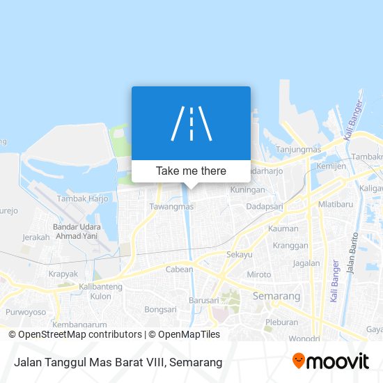 Jalan Tanggul Mas Barat VIII map