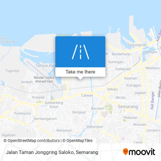 Jalan Taman Jonggring Saloko map