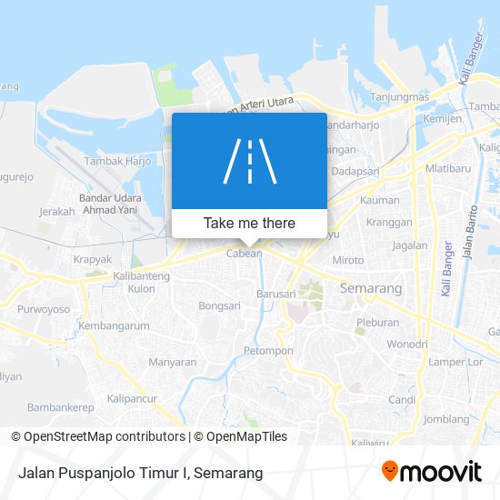 Jalan Puspanjolo Timur I map