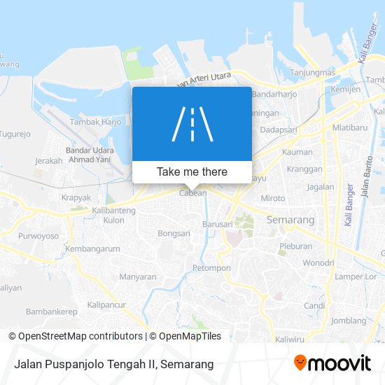 Jalan Puspanjolo Tengah II map