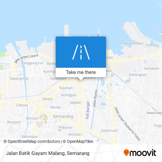 Jalan Batik Gayam Malang map