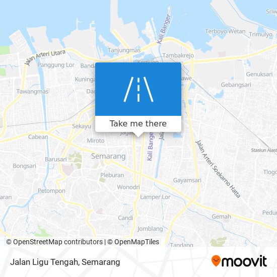 Jalan Ligu Tengah map