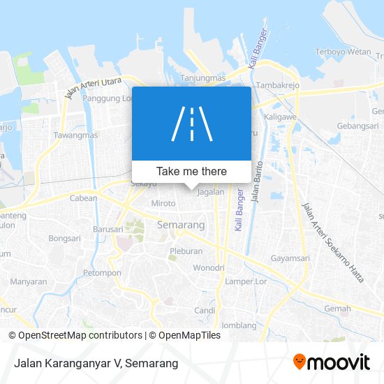 Jalan Karanganyar V map