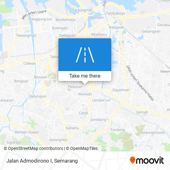 Jalan Admodirono I map