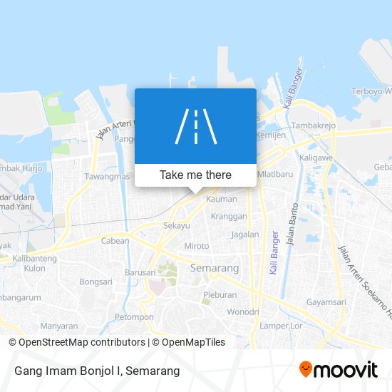 Gang Imam Bonjol I map