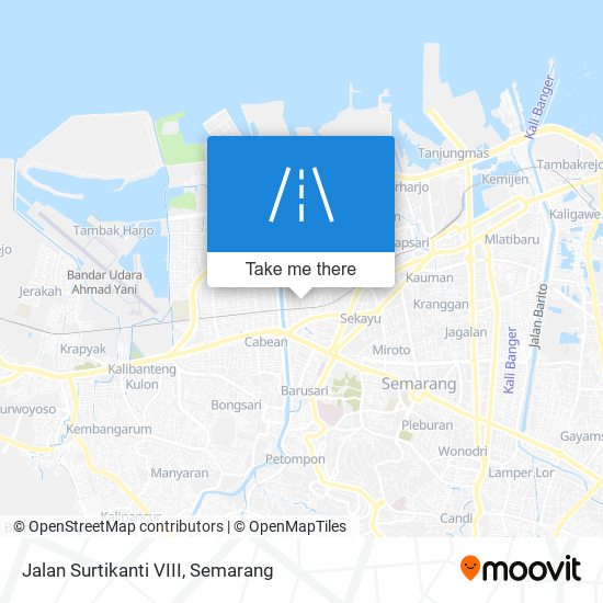 Jalan Surtikanti VIII map