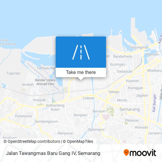 Jalan Tawangmas Baru Gang IV map