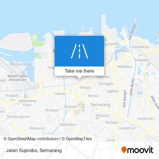 Jalan Suprobo map