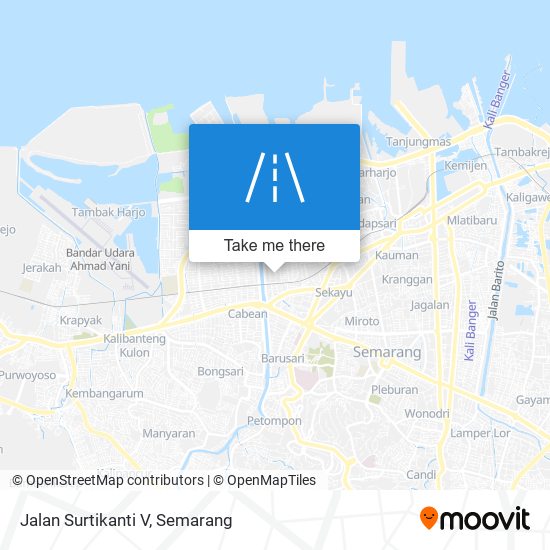 Jalan Surtikanti V map