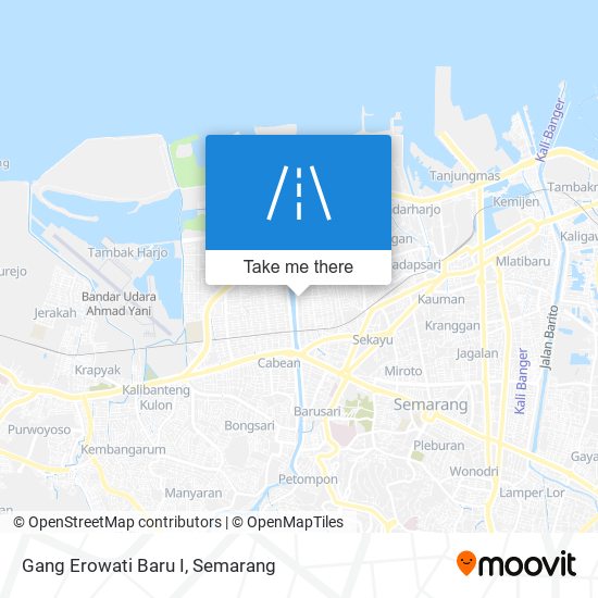 Gang Erowati Baru I map