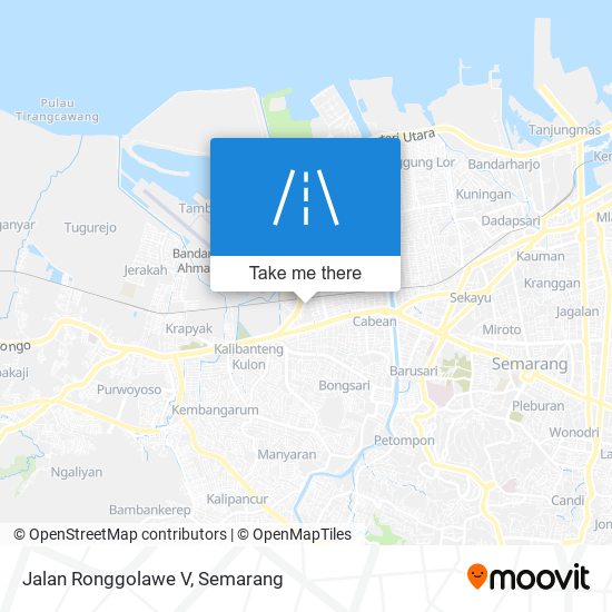 Jalan Ronggolawe V map