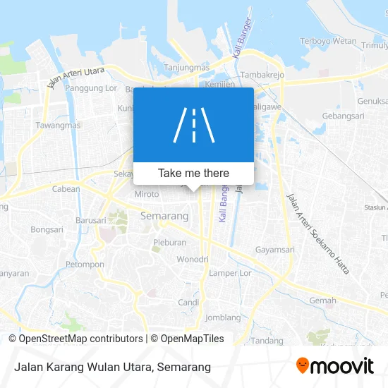 Jalan Karang Wulan Utara map