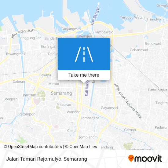 Jalan Taman Rejomulyo map