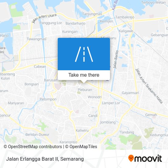 Jalan Erlangga Barat II map