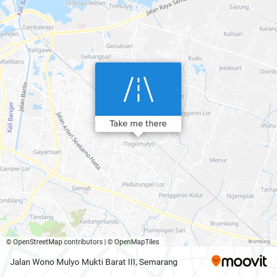 Jalan Wono Mulyo Mukti Barat III map