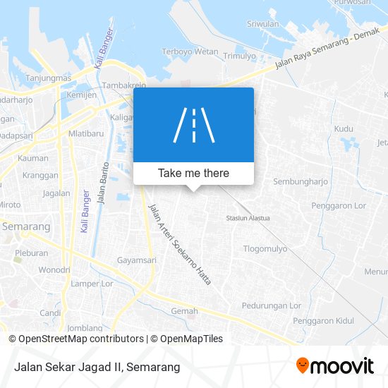 Jalan Sekar Jagad II map