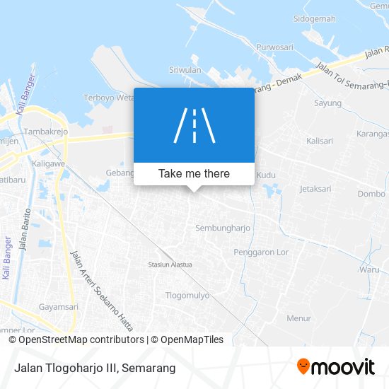 Jalan Tlogoharjo III map