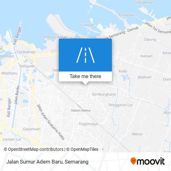 Jalan Sumur Adem Baru map