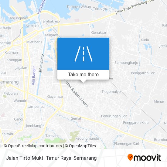 Jalan Tirto Mukti Timur Raya map