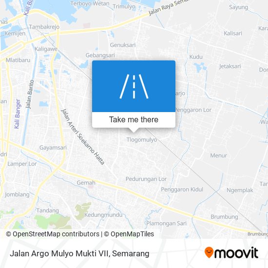 Jalan Argo Mulyo Mukti VII map