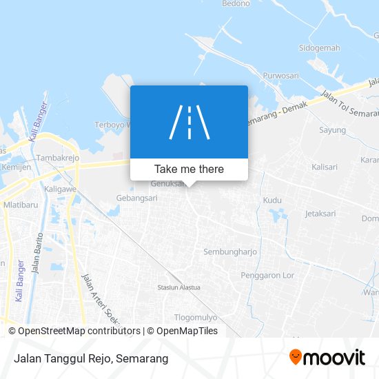 Jalan Tanggul Rejo map