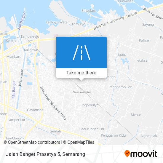 Jalan Banget Prasetya 5 map