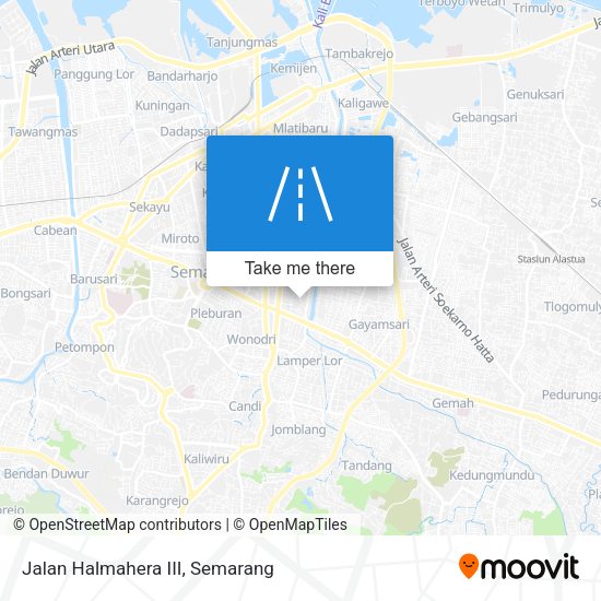 Jalan Halmahera III map