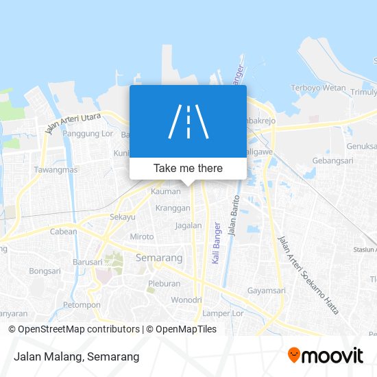 Jalan Malang map