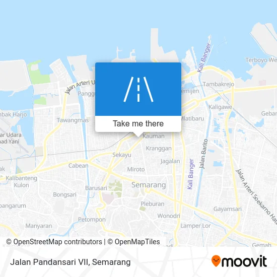 Jalan Pandansari VII map