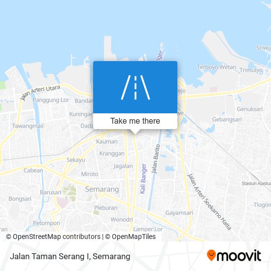 Jalan Taman Serang I map