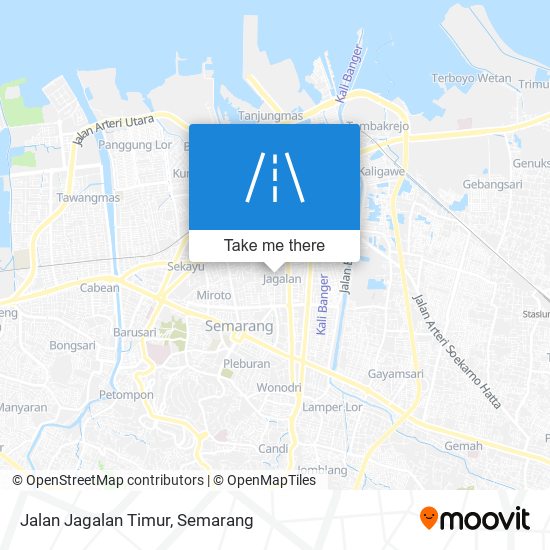 Jalan Jagalan Timur map