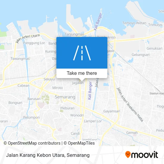 Jalan Karang Kebon Utara map