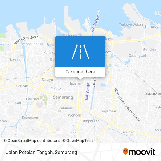 Jalan Petelan Tengah map