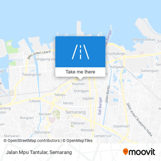 Jalan Mpu Tantular map