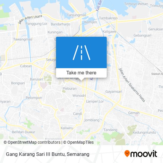 Gang Karang Sari III Buntu map