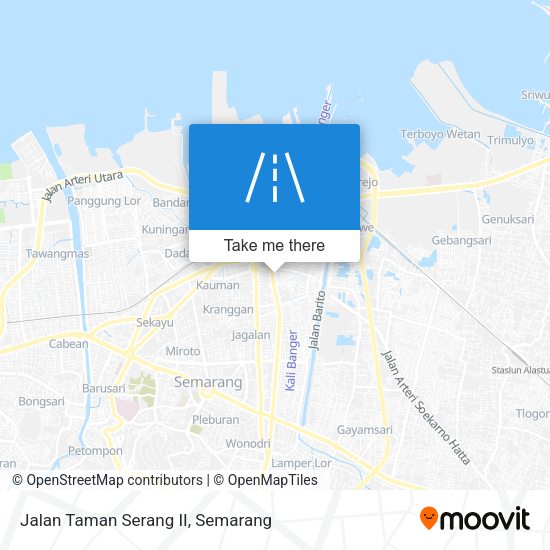 Jalan Taman Serang II map
