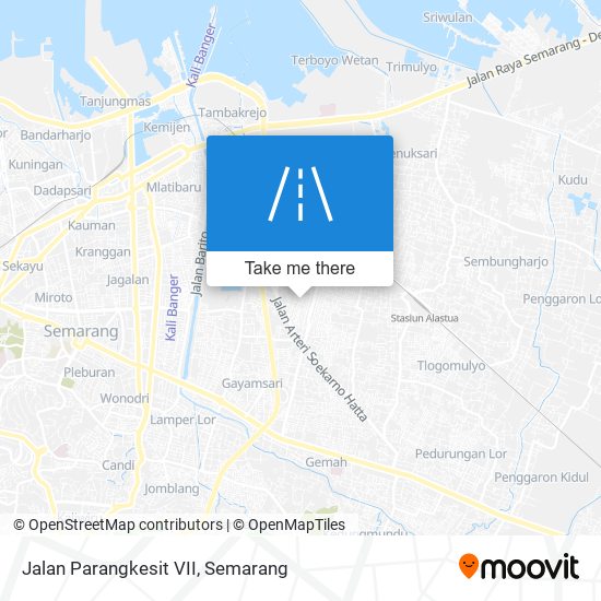 Jalan Parangkesit VII map