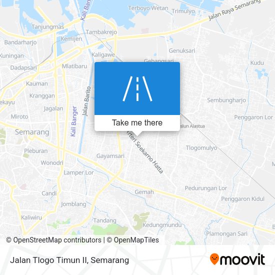 Jalan Tlogo Timun II map