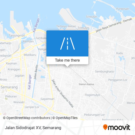 Jalan Sidodrajat XV map