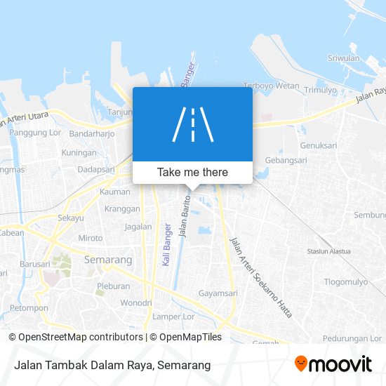 Jalan Tambak Dalam Raya map