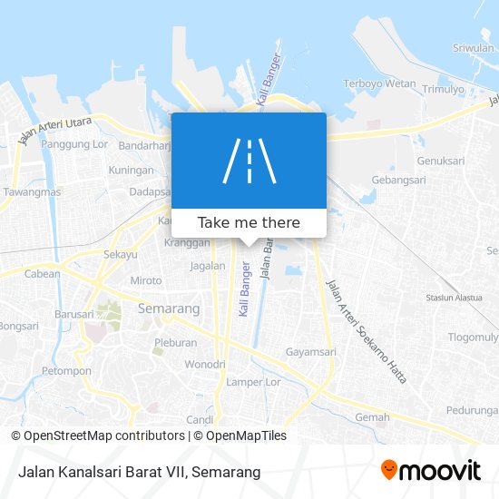 Jalan Kanalsari Barat VII map