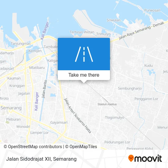 Jalan Sidodrajat XII map