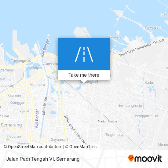 Jalan Padi Tengah VI map